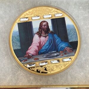 American Mint Jesus at the Last Supper Colossal Commemorative Coin 2017